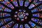 【巴黎圣母院】精美绝伦的彩绘玻璃窗