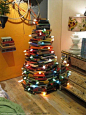 Hello Christmas!! 圣诞节装饰特辑。别说读书人不懂享受生活。同学们把你的原文书也堆起来吧。充满书卷味的圣诞节。
