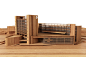 Sebrae HQ ' wood model (its a rendered image)