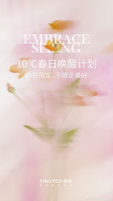 春日 海报 花朵
