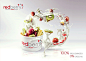 Redberry premium frozen yogurt on Behance