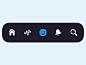 Tab Bar flinto gif tab bar ui icon icons