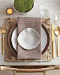 pretty fall place setting