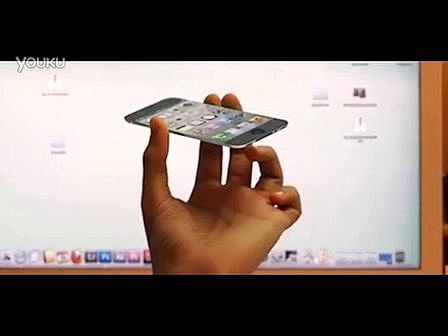 iPhone5概念视频激光键盘,全息投影...