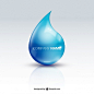 Free vector Water drop logo #206