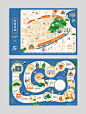 ILLUSTRATION  Kaohsiung map stamp treasure map 地圖設計 學習單 導覽地圖 guide map worksheet