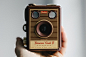 Analog Camera, Brownie, Hand, Holding, Kodak, Old