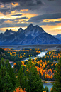 Snake Rever Overlook, Grand Teton National Park, by Dave McEllistrum, on 500px.