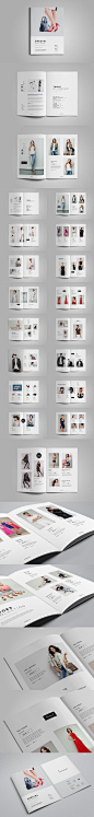 Product Catalog Template InDesign INDD - 36 Unique Pages, A4 & Letter sizes #lookbook