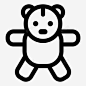 泰迪熊孩子玩具 标志 UI图标 设计图片 免费下载 页面网页 平面电商 创意素材