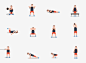 Fitness GIF Demonstrates 48 Exercises Perfect for New Year's Resolutions : The beginning of a new year provides a natural time for reflection and goal setting. One of your 2016 resolutions might be to live a healthier lifestyle and have a regular exercise