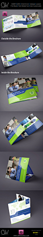 Company Brochure Tri-Fold Square Brochure Vol.7 on Behance