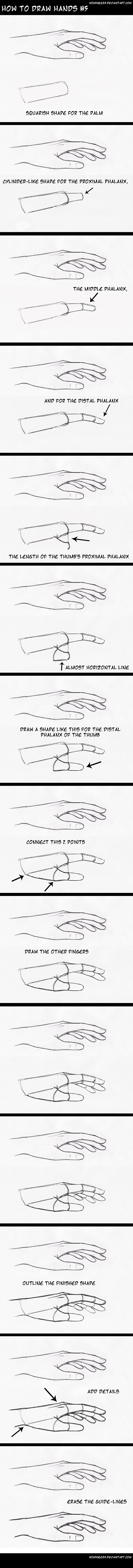 how to draw hands5 b...