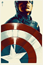Captain America - Phantom City Creative (for Mondo’s Avengers series) - 爱库网 Beta