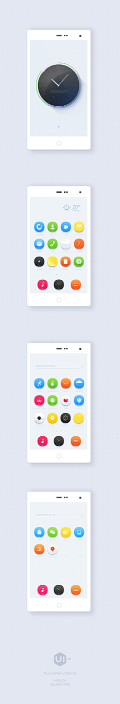 惠小宁采集到a.UI_手机主题