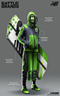 BATTLE OF THE BRANDS: SnowBoarding Category : Nike, Adidas and Under Armour SciFi Snowboarding Sports Personal Concept Art Series