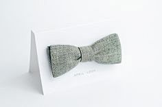 gray mens bow tie ++...