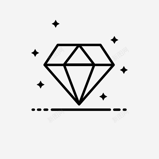 钻石宝石珠宝 标志 UI图标 设计图片 ...