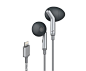 Libratone Q ADAPT Lightning In-Ear Headphones with Adjustable Noise Cancellation, Stormy Black