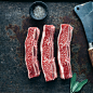 Raw Meat Shoot for Cannings Free Range Butcher : Creating a new look and feel for a free range butcher's produce.