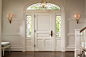 Formal entry of traditional Georgian-style - Traditional - Entry - Baltimore - by Purple Cherry Architects | Houzz