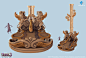 Trine 3: Environment Assets, Charlotta Tiuri : I worked as a 3D artist in  Trine 3: Artifacts of Power. Here is a bunch of environment assets made for the game. Asset design, sculpting, modeling, baking & UVs made by me.

Trine 3: http://store.steampo