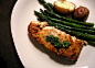 Cedar-Grilled Salmon with Asparagus and New Potatoes