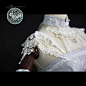 【油条精工】古装cos女装婚服重工中式婚纱礼服蕾丝珍珠华风元素-淘宝网