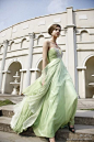 春季新款淡绿色婚纱##礼服，你喜欢吗？尤其是待嫁的新娘~ - 微幸福 - 幸福婚嫁
