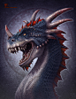 Bloodhorn Dragon : Hey guys, and yes, another dragon head :) I made this guy for a Strategic Card Game named Draco Magi by Robert Burke & Richard Launius.They are fully funded on Kickstarter so the game is on, though they need more backers for their s