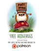 Day 1445. Free Hedgehugs by Cryptid-Creations