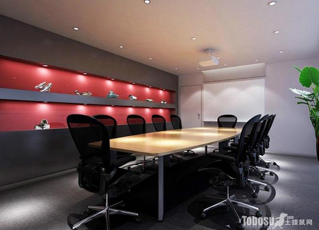 公司会议室3d模型