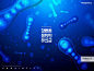 肠道消化系统益生菌宣传DNA细胞细菌海报psd设计素材模板 H1718-淘宝网