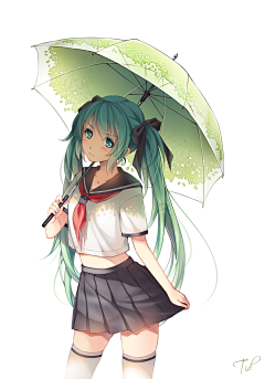 插画革命采集到初音未来，V家