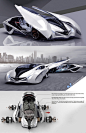 ♂ Dolphin concept car is the third winner of Michelin design challenge 2013, it reflects the principle of sporty, scientific and futuristic. The body structure is constructed from full transparent glass and carbon fiber, light weight design to ensure secu