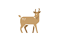 Deer by Sascha Elmers in Icons, Symbols & Pictograms : Deer by Sascha Elmers