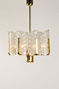 Carl Fagerlund Petals Chandelier Orrefors: 