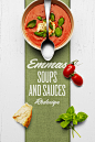 Emmas : Redesign of Emmas soups and sauces. The product line consists of 2 soups and 6 different sauces.