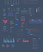 Mobile Dashboard，数据图标组件，夜间模式UI Kits : We create Dashboard kit to help you design beautiful interfaces for your clients. The Sketch and Photoshop files comes with Roboto font, which is a Google Free Web Font. This pack will allow you to create top-notch UX