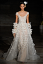 Reem Acra Bridal Fall 2019  Fashion Show : The complete Reem Acra Bridal Fall 2019  fashion show now on Vogue Runway.