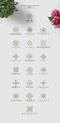 40款精致的几何图形LOGO设计矢量素材下载 [Spring Vibes] 40 Minimal Logos :  