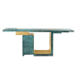 'XiangSheng I' Console, Brushed Bronze and Etruscan Green Patina - by Studio MVW