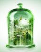 Small World #3 / Bell Jar : Small World #3 / Bell Jar Photo manipulation by Lambda 256Personal Work 2015