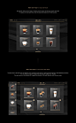 automatic Coffee Coffee machine design GUI Interface Kiosk UI ux uxui