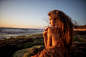beach editorial girl Landscape model Nature Ocean portrait woman