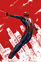 Spider-Man PS4, David Nakayama : I’m not done with Spider-Man just yet—here’s my SPIDERGEDDON No.1 cover featuring the killer new suit from the Insomniac's near-perfect PS4 title. And even better, retailers—it’s OPEN ORDER!! Ships Oct. 10th!