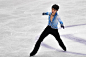 Yuzuru Hanyu of Japan competes in the Men short program during day 2 of the ISU World Figure Skating Championships 2019 at Saitama Super Arena on...