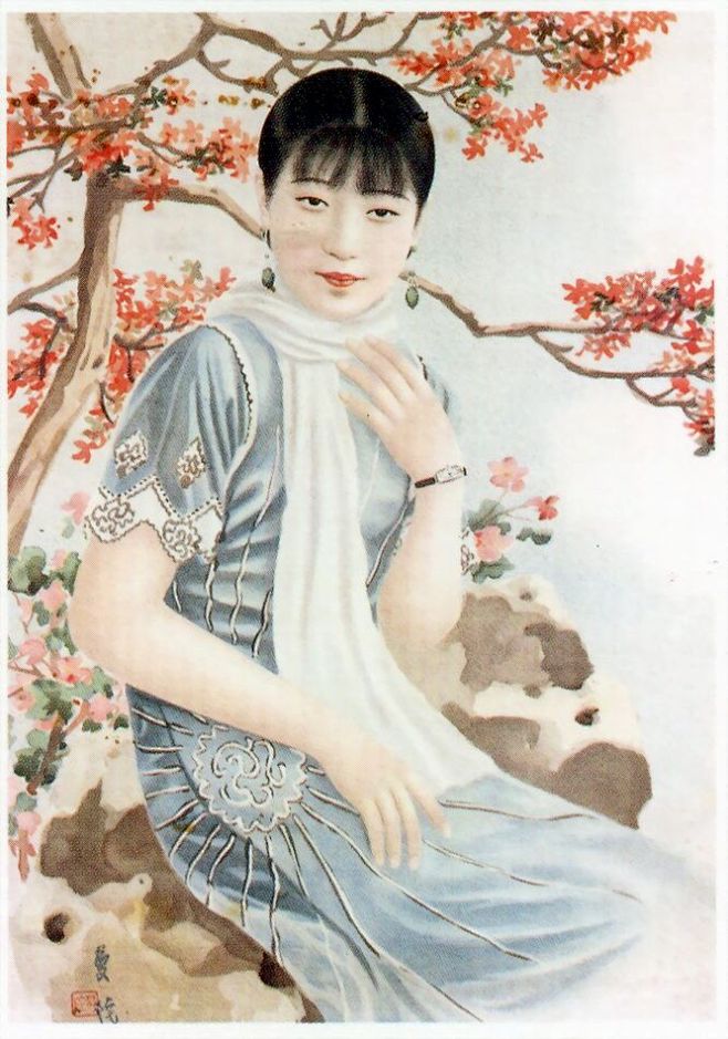 美丽的中国二十年代年画美女集
月份牌年画...