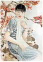 美丽的中国二十年代年画美女集
月份牌年画最早出现于清代光绪年间，画面上附有十二个月年历及节令表，题材上多以美女或中国古代故事为主要形象。
月份牌年画最早出现于清代光绪年间，画面上附有十二个月年历及节令表，题材上多以美女或中国古代故事为主要形象，并画上其商品或商号，采用中国百姓所喜爱的传统年画形式，在年终岁尾的时候随商品赠送客户，它既能美化家庭，又可以欣赏，并有其日历的使用价值。深受广大民众的欢迎，商号也借此推销了商品。这就是中国最早出现的商品海报。