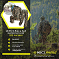 Amazon.com : HECS Hunting 3-Piece Camo Suit - Hunting Apparel for Men - Mossy Oak Break-Up Country Camo - 2X-Large : Clothing